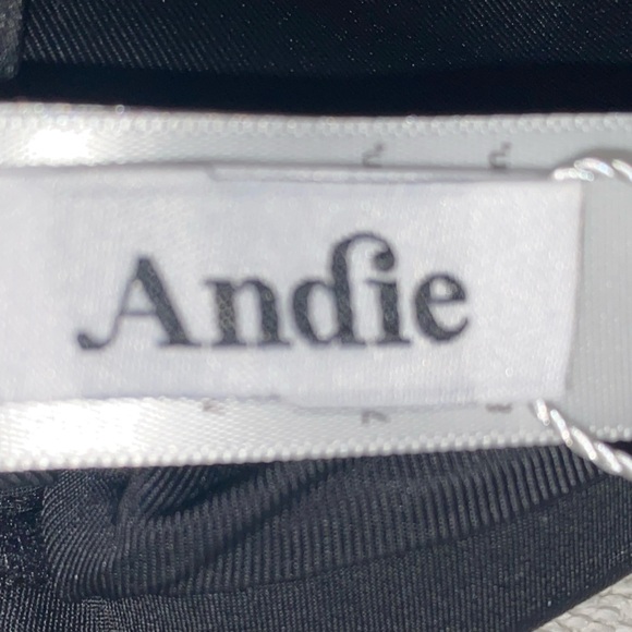 NWT Andie Swim The Belmar Bikini Top Classic Black Women’s Size Small - Picture 7 of 7